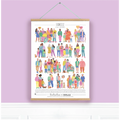 Affiche QuiQueQuoi XL - Familles