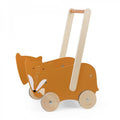 Chariot à pousser en bois - Renard