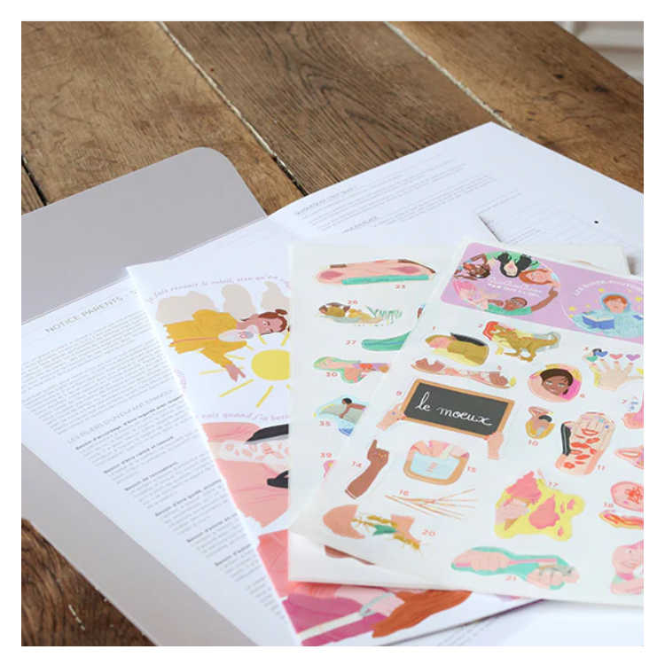 Les Super-pouvoirs - Poster XXL et stickers