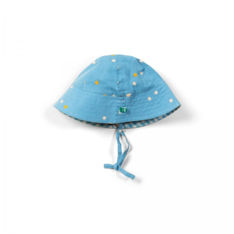 Chapeau de soleil réversible en coton bio