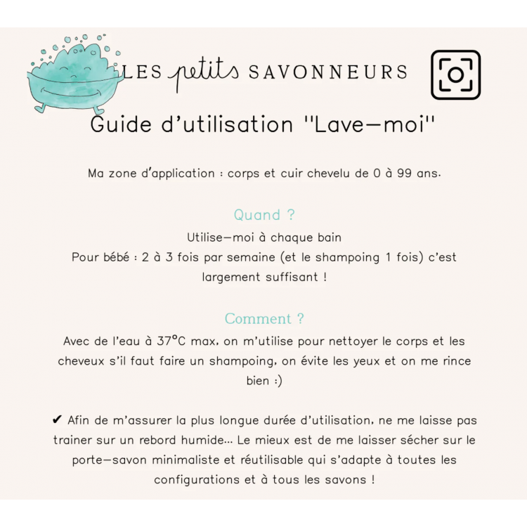 Savon bébé surgras bio saponifié à froid