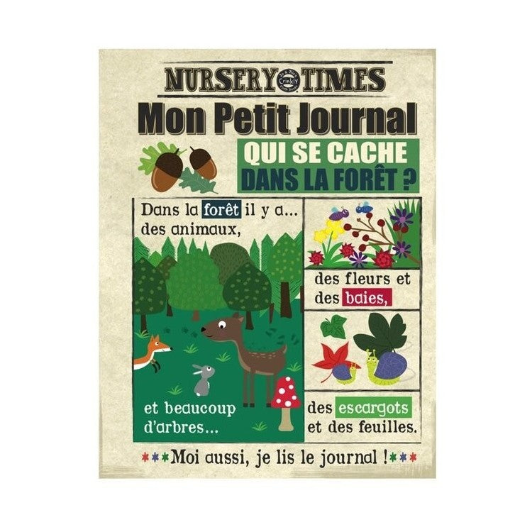 Mon petit journal en tissu - La forêt
