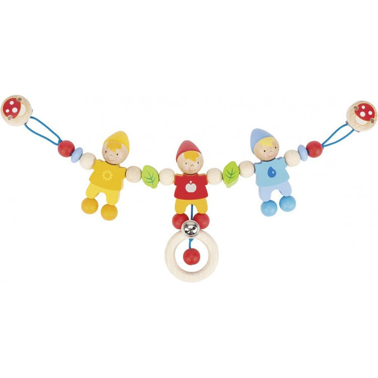 Décoration pour poussette "Lutins" avec clips
