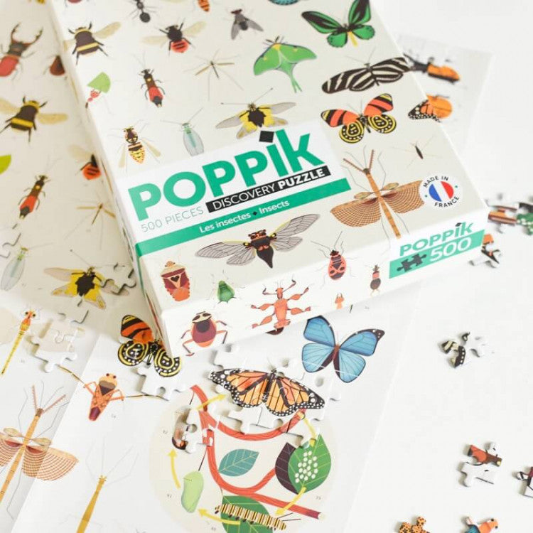 Puzzle éducatif 500 pièces - Les insectes