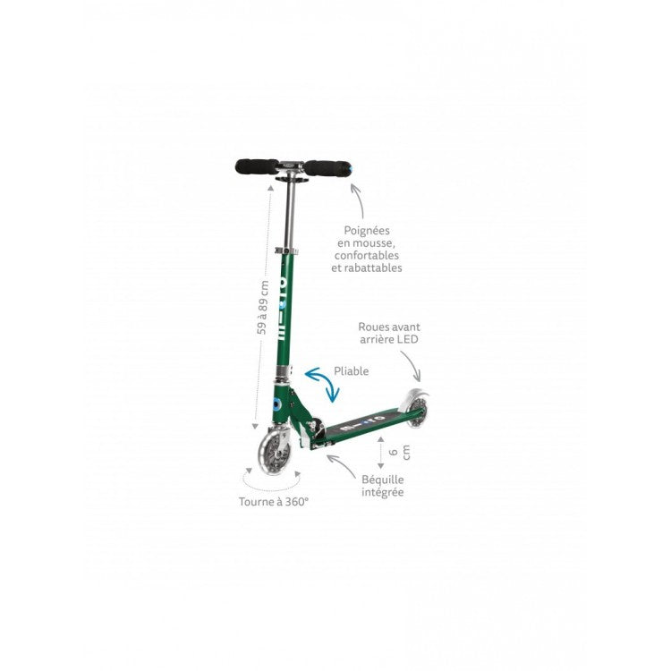Trottinette Sprite Micro Néochrome LED