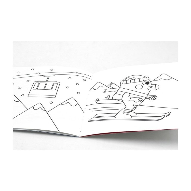 Cahier de coloriage Graou - La Neige