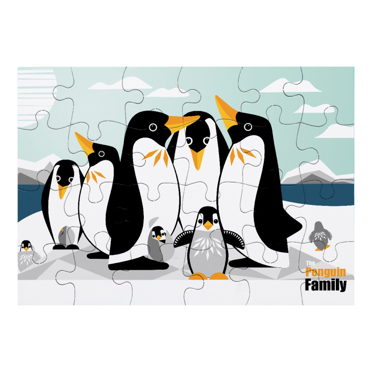 Puzzle "Famille Pingouin" - 24 pièces