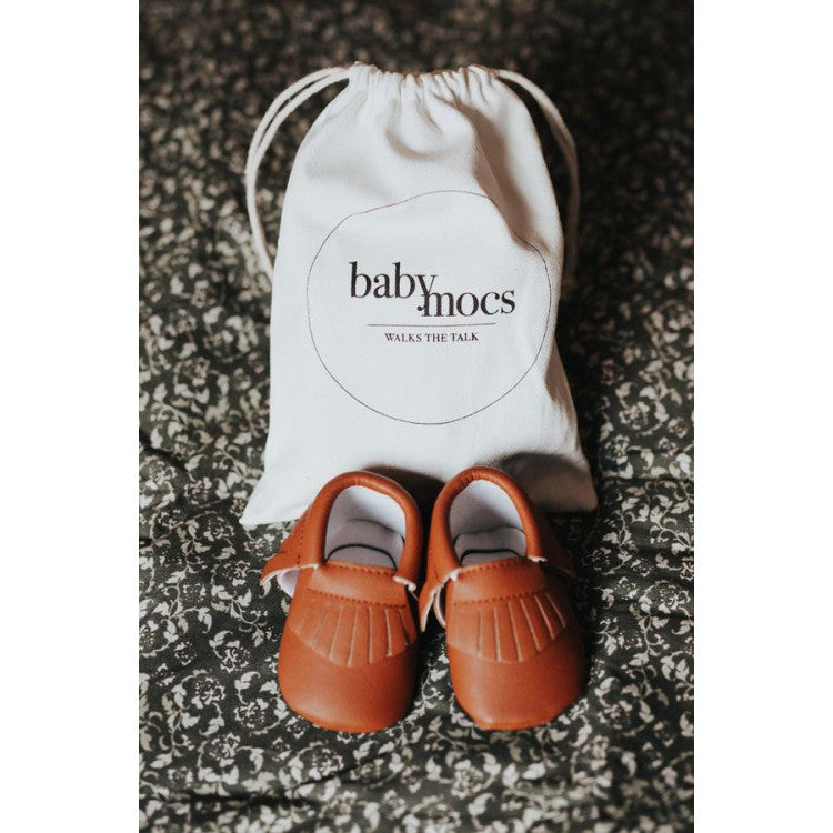 Chaussons mocassins bébé à franges