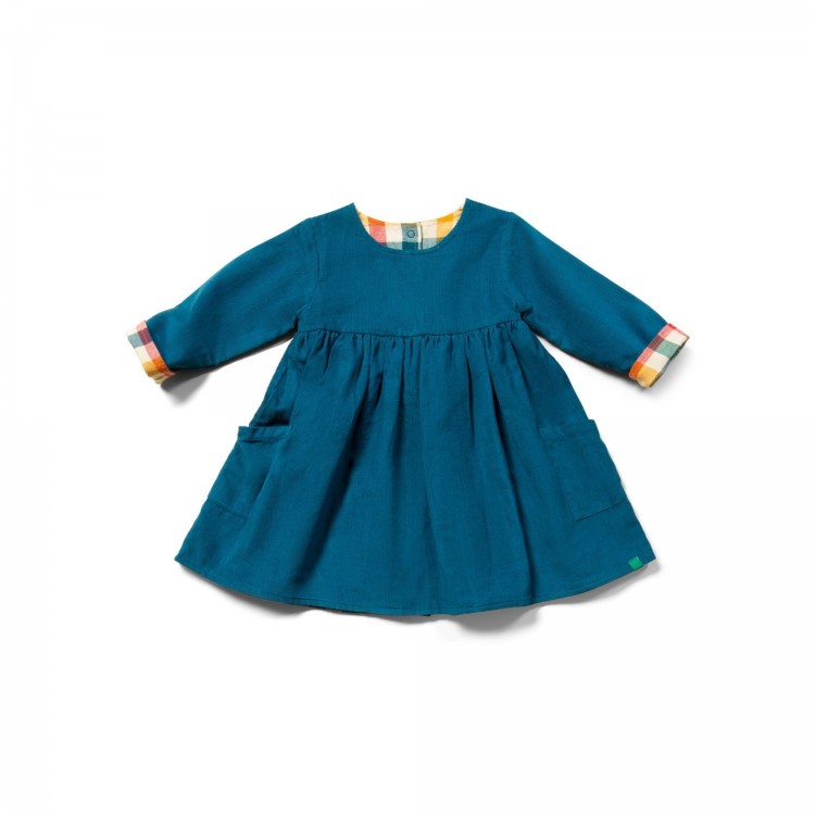 Robe en velours doublée réversible