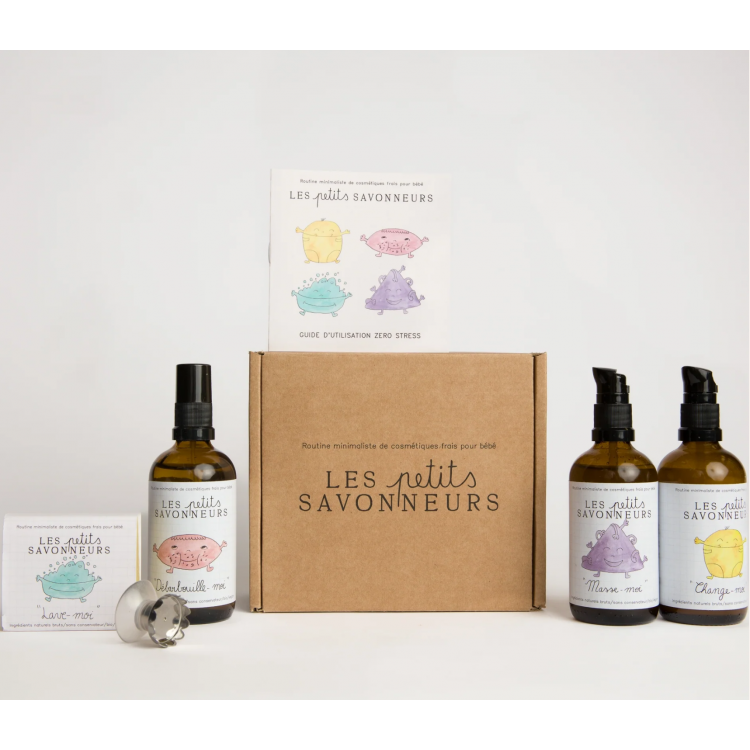 Coffret routine minimaliste cosmétique