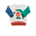 Sweat-shirt molletonné enfant "Bonshommes"