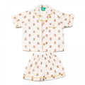 Pyjama court à boutons Oursons