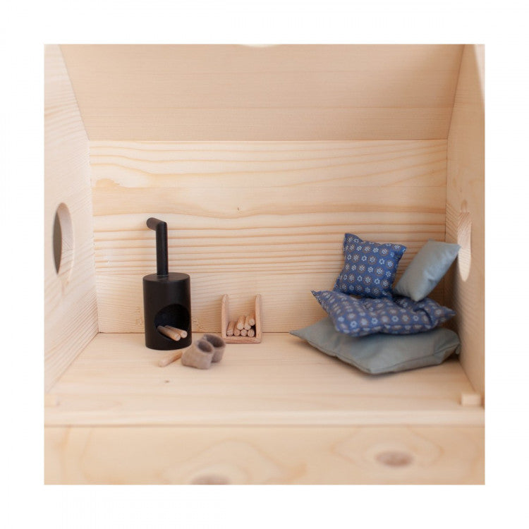 Set déco pour jouets ENCORE (Literie rose + Poêle)