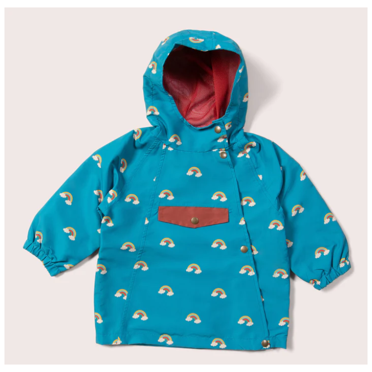 Anorak imperméable recyclé - Arcs-en-ciel