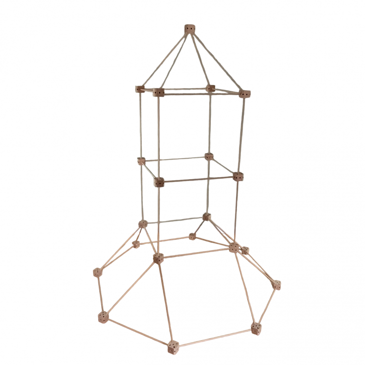 Kit de construction de cabanes d'intérieur - Pack Castor