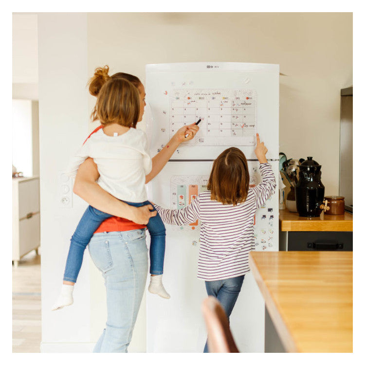 Organisateur mensuel familial