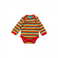 Body manches longues rayé multicolore