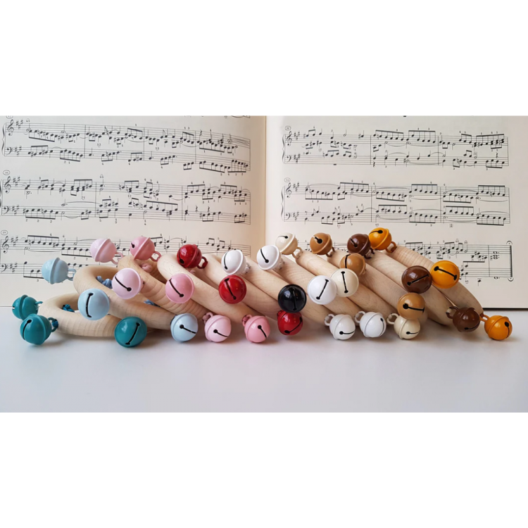 Hochet "Tamburina" - Anneau à 3 grelots