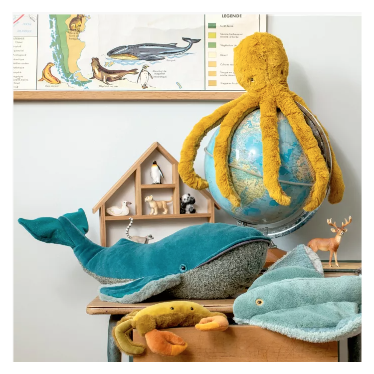 Peluche Poulpe - La grande famille