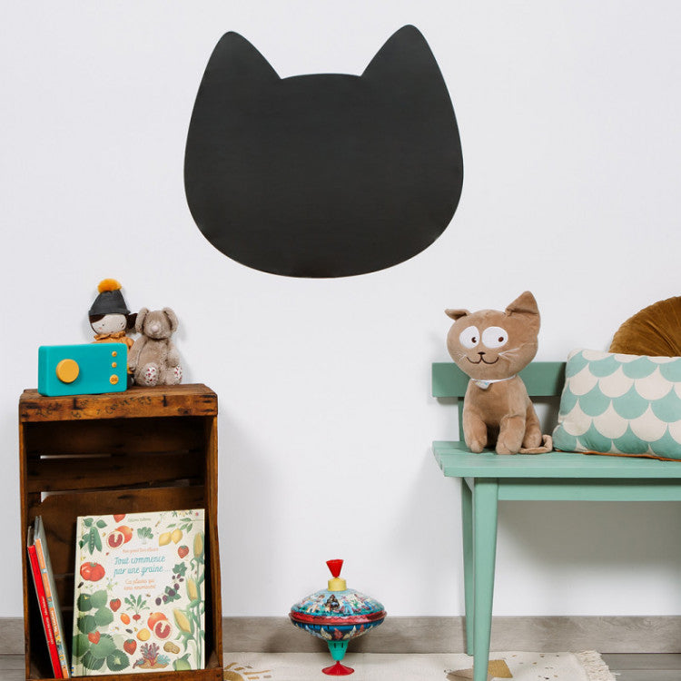 Tableau magnétique mural repositionnable - Chat
