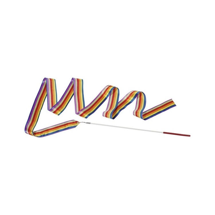Ruban de gymnastique arc-en-ciel
