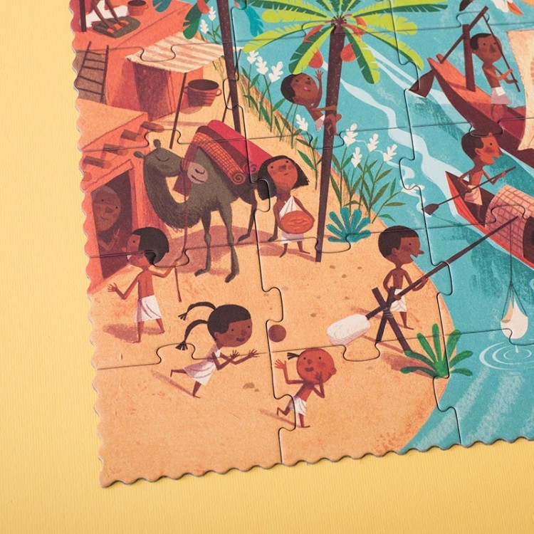 Puzzle 100 pièces "Les pyramides"