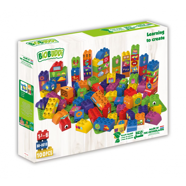 Blocs de construction en bioplastique 100 pièces