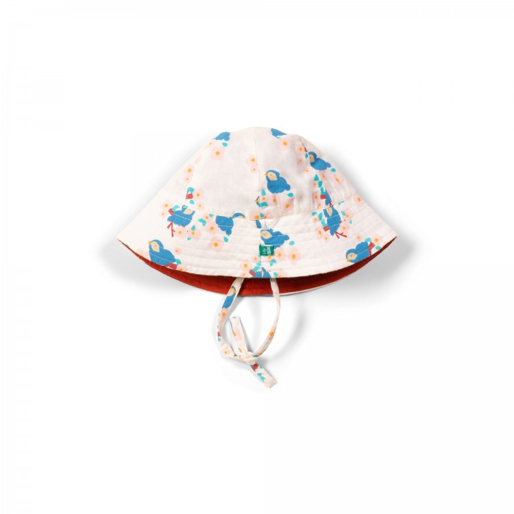 Chapeau de soleil réversible en coton bio