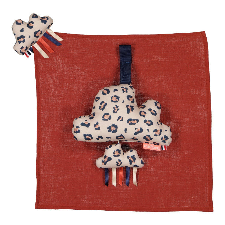 Coffret naissance nuage musical et doudou-lange - Baker (musique Dirty Dancing)