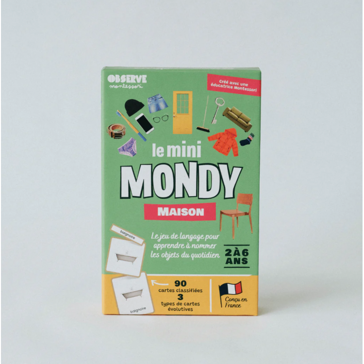 Le Mini-Mondy Maison - Cartes Montessori
