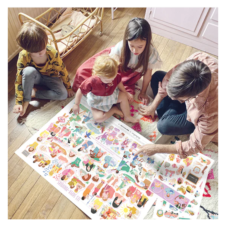 Les Super-pouvoirs - Poster XXL et stickers