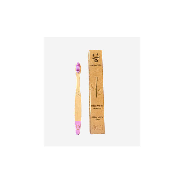 Brosse à dents enfant en bambou