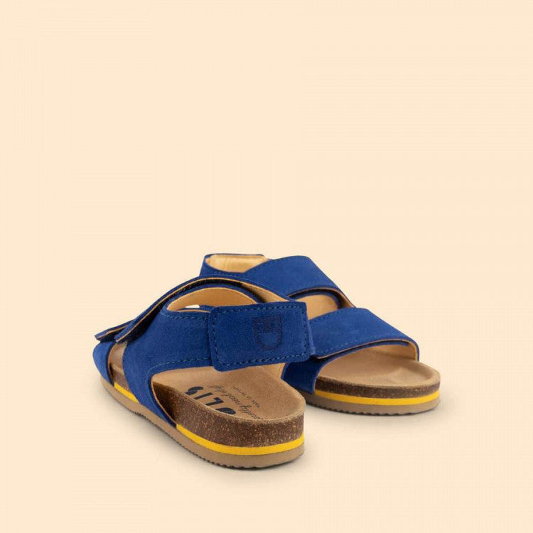 Sandales cuir - Bleu