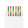 Bobines multicolores en bois - Jeu libre