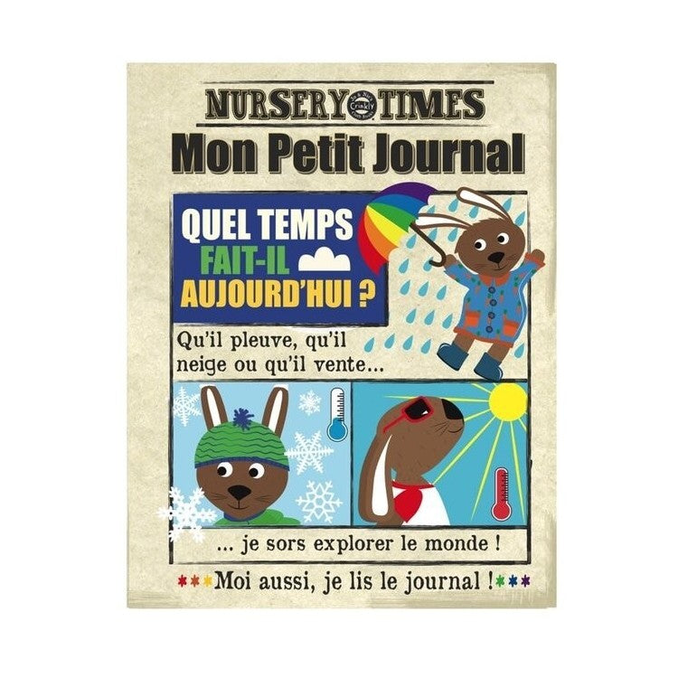 Mon petit journal en tissu - La météo