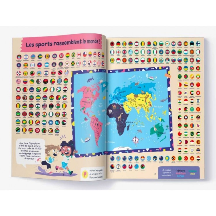 Carnet de voyage des Mini Mondes - Sports du monde