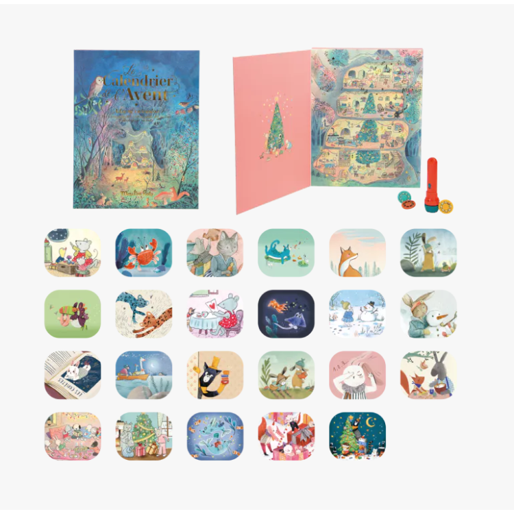 Calendrier de l'Avent - Lampe à histoires "La Grande Famille"