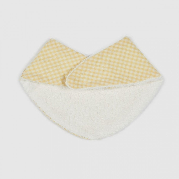 Bavoir Bandana éponge Vichy