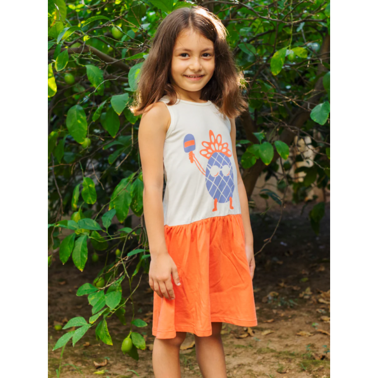 Robe débardeur enfant "Ananas"
