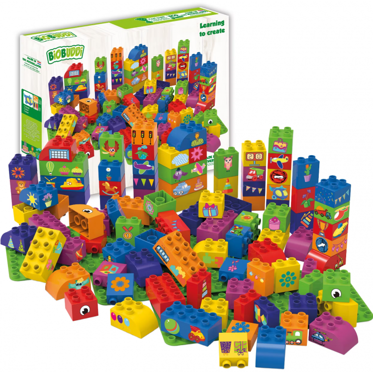 Blocs de construction en bioplastique 100 pièces