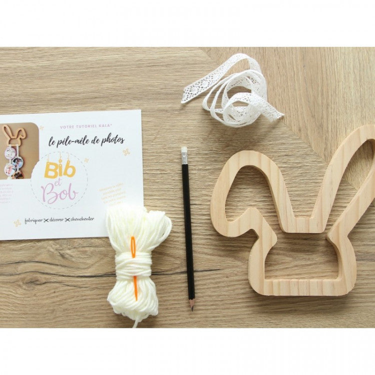 Kit naissance DIY Pêle-Mêle bois