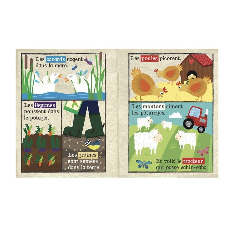Mon petit journal en tissu - La ferme