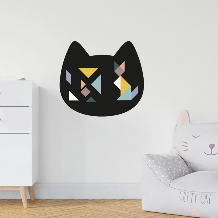 Puzzle magnétique - Tangram pastel