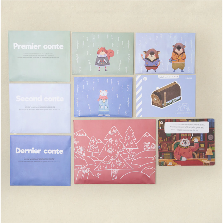 Calendrier de l'Avent Boîte aux Lettres - Activités 3-7 ans