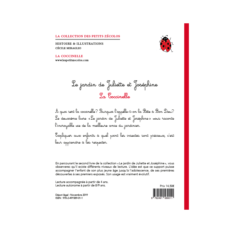 Le jardin de Juliette et Joséphine - La Coccinelle