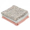 Lot de 3 langes en mousseline de coton bio
