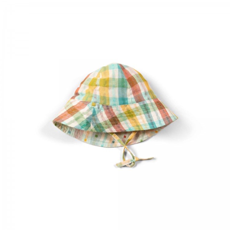 Chapeau de soleil réversible en coton bio