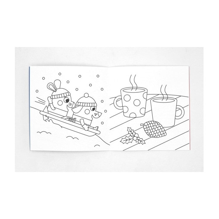 Cahier de coloriage Graou - La Neige