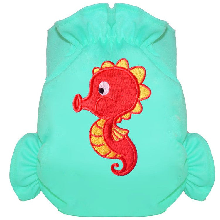 Maillot de bain couche - Hippocampe