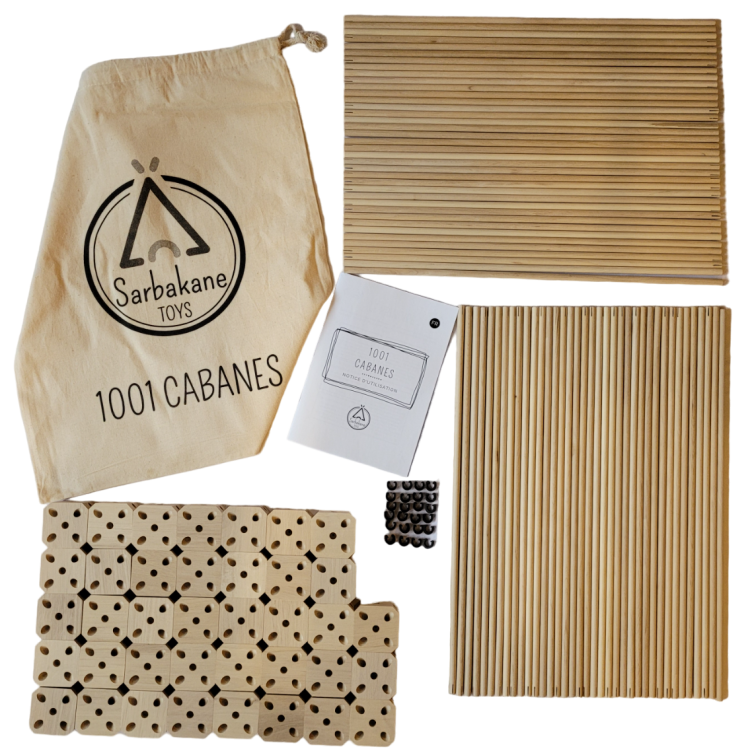 Kit de construction de cabanes d'intérieur - Pack Castor